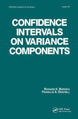 Confidence Intervals on Variance Components(English, Hardcover, Burdick Richard K.)