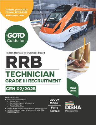 Disha Go To Guide for Railway Recruitment Board RRB Technician Grade III Recruitment CEN 02/2025 �2nd Edition(Paperback, Disha Experts)