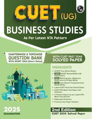 Pw Cuet (Ug) Business Studies 2024-25(English, Hardcover, unknown)