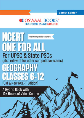 Oswaal NCERT One For All Book for UPSC & State PSCs | Geography Classes 6-12 (Old & New NCERT Edition) Latest Edition(Paperback, Oswaal Editorial Board)