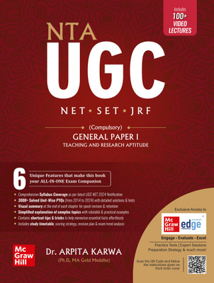 (Old Edition) NTA UGC-NET Paper 1 2024 by Arpita Karwa | 3000+ Practice Questions | Solved PYQs (2014 - 2024) | 100+ Video Lectures, Mind maps & Flowcharts(English, Paperback, ARPITA KARWA)