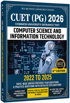 CUET PG Computer Science Book  - 2026 | Previous Year Solved Papers (2022–2025) with 3 Mock Tests | Topic-wise Sorted Questions with Detailed Solutions | Best Seller PYQ Book for CUET PG Computer Science Entrance Exam Book 2026 in India | Two Brothers Publications(Paperback, IFAS Publication)