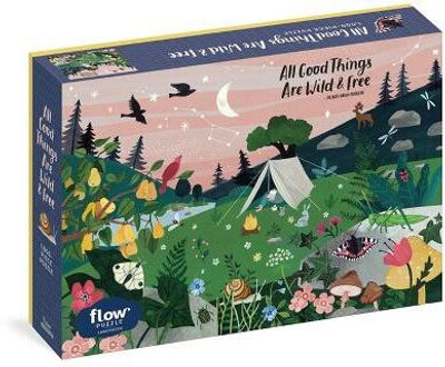 All Good Things Are Wild and Free 1,000-Piece Puzzle (Flow) Adults Families Picture Quote Mindfulness Gift(English, Mixed media product, van der Hulst Astrid)