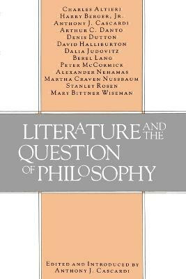 Literature and the Question of Philosophy(English, Paperback, unknown)