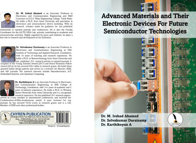 Advanced Materials and Their Electronic Devices for Future Semiconductor Technologies  - B5 Size(Paperback, Dr. M. Irshad Ahamed, Dr. Selvakumar Duraisamy, Dr. Karthikeyan A)