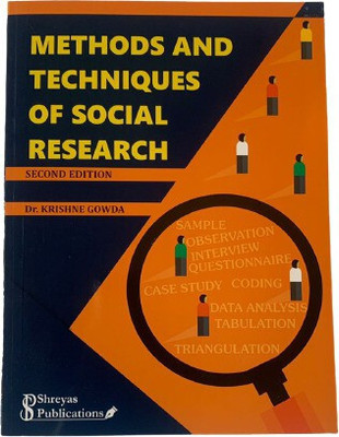 METHODS AND TECHNIQUES OF SOCIAL RESEARCH  - Methods and techniques(Hardcover, Dr.Krishne Gowda)