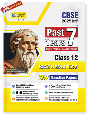 Shivdas CBSE Class 12 Past 7 Years Solved Papers (2015-2024) Mathematics 25+1 Board Papers and Sample Papers includes Delhi and Outside Delhi ALL SETS Fully Solved for 2025 Board Exams(Paperback, Shivdas Editorial) Shivdas CBSE Class 12 Past 7 Years Solved Papers (2015-2024) Mathematics 25+1 Board Papers and Sample Papers includes Delhi and Outside Delhi ALL SETS Fully Solved for 2025 Board Exams(Paperback, Shivdas Editorial)