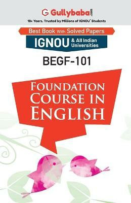 FEG-01/BEGF-101 Foundation Course in English-I(English, Paperback, Panel Gullybaba Com)
