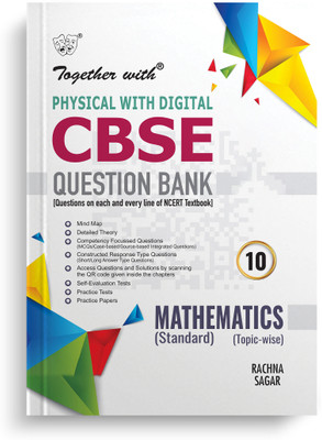 ‘Together with’ CBSE Question Bank Class 10 Mathematics (Standard)Physical with Digital Exam 2025-26(Paperback, Rachna Sagar)
