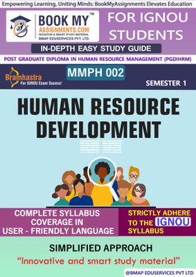 IGNOU MMPH 002 Human Resource Development In Depth Guide For Ignou Student(Paperback, BMA Publication)