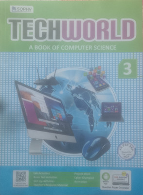 Techworld a Book of computer science 3(Pepper back, Ashish Kumar Singh, Talat wafa)