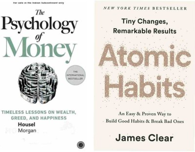 ATOMIC HABIT+THE PSYCOLOGY OF MOENY(Paperback, JAMES CLEAR, M. HOUSEL)