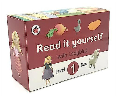 Ladybird Read It Yourself Tuck Box Level 1: 10 Books Box Set (Cinderella, The Three Billy Goats Gruff, The Emperor's New Clothes, Little Red Hen, The Ugly Duckling, The Enormous Turnip and More)(English, Hardcover, unknown) Ladybird Read It Yourself Tuck Box Level 1: 10 Books Box Set (Cinderella, The Three Billy Goats Gruff, The Emperor's New Clothes, Little Red Hen, The Ugly Duckling, The Enormous Turnip and More)(English, Hardcover, unknown)