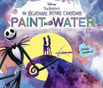 Disney Tim Burton's The Nightmare Before Christmas Paint with Water(English, Paperback, Editors of Thunder Bay Press)