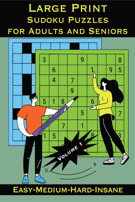 Large Print Sudoku Puzzles for Adults and Seniors Volume 1  - challenge your brain with one puzzle per page | with solutions(English, Paperback, J P Variety Publishing House)