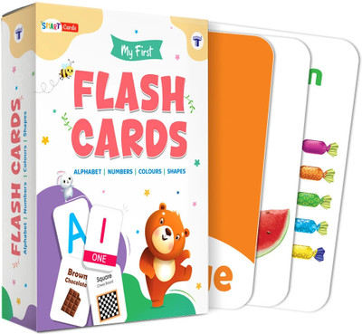 My First Flash Cards for Kids Age 2+ Years | Learn Alphabets, Numbers, Shapes & Colours(Hardcover, Target Learning Ventures)