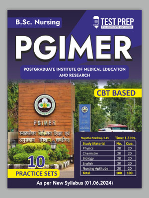 PGIMER CHANDIGARH B.SC NURSING 10 PRACTICE SET - BILINGUAL  - PGIMER NURSING(Paperback, DR. DEEPAK SINGH)
