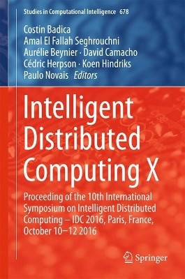 Intelligent Distributed Computing X(English, Hardcover, unknown)