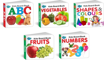 ABC, Vegetables, Shapes and Colours, Fruits and Numbers Early Learning Books : Kids Learning Books, Board Books for Toddlers, Board Books for Children, Baby First Book | Set of 5 Early Learning Books(Paperback, SAWAN)