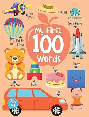 Booktopus Mini Board Book - My First 100 Words - Early Learning Books for Kids - Picture Books for Baby 4+ Years(English, Paperback, unknown)
