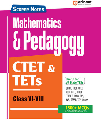 Ctet & Tet Class vi-VIII Mathematics Guide (E) (Editionvi)(English, Hardcover, unknown)