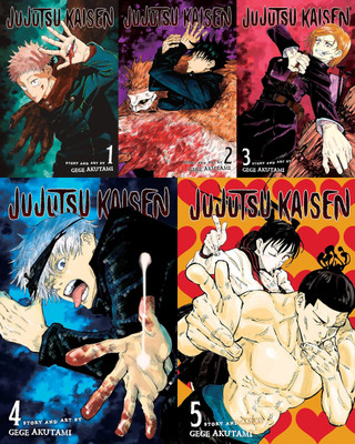 Jujutsu Kaisen Vol -1 , Vol-2 , Vol-3 , Vol-4 , Vol-5(Paperback, Gege Akutami)