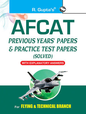 AFCAT (Air Force Common Admission Test) Previous Years' Papers & Practice Test Papers (Solved) 2026 Edition(English, Paperback, RPH Editorial Board)
