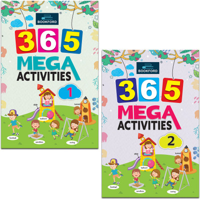 365 Mega Activity  - 2 Coloring book for kids(Paperback, BOOKFORD PUBLICATIONS PRIVATE LIMITED)
