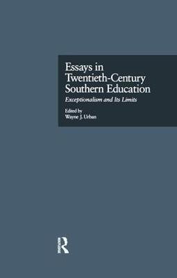 Essays in Twentieth-Century Southern Education(English, Paperback, unknown)