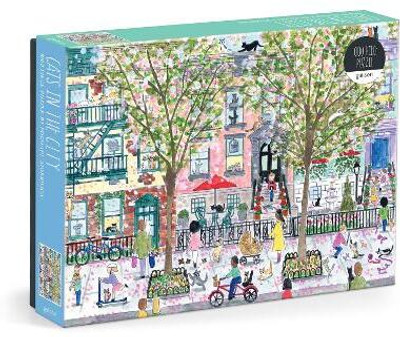 Michael Storrings Cats in the City 1000 Piece Puzzle(English, Hardcover, Galison)