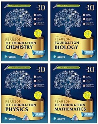 Pearson IIT Foundation- Physics+ Chemistry + Biology + Maths Class 10 for JEE, NTSE, Olympiad| Revised CBSE|Free access to elibrary & Myinsights Self Preparation - 6th Edition 2024(Paperback, Trishna's) Pearson IIT Foundation- Physics+ Chemistry + Biology + Maths Class 10 for JEE, NTSE, Olympiad| Revised CBSE|Free access to elibrary & Myinsights Self Preparation - 6th Edition 2024(Paperback, Trishna's)