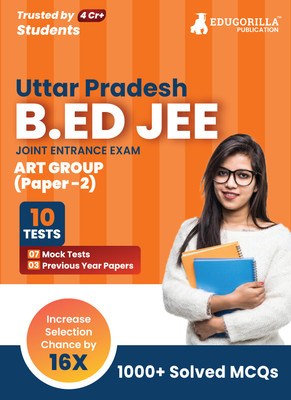 UP B.Ed JEE Arts Group - Paper 2 Exam  - 2024 (English Edition) - 7 Full Length Mock Tests and 3 Previous Year Papers (1300 Solved Questions) with Free Access to Online Tests(English, Paperback, Edugorilla Prep Experts)