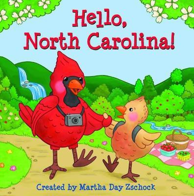 Hello, North Carolina!(English, Board book, Zschock Martha Day)