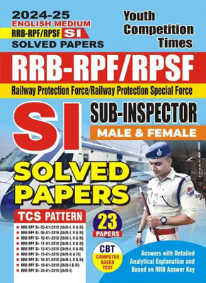 RRB-RPF/RPSF SI Male & Female (English Medium) 23 Solved Papers 2024-25(Paperback, YCT)