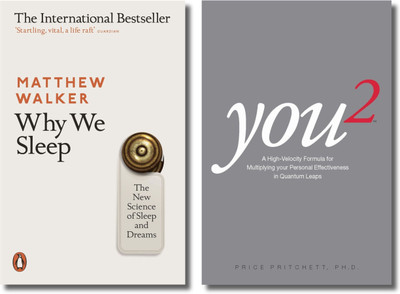 Self Help Books Collection, Why We Sleep: The New Science of Sleep and Dreams, You 2: A High Velocity Formula for Multiplying Your Personal Effectiveness in Quantum Leaps, Matthew Walker, Price Pritchett, Paperback, English(Paperback, Matthew Walker, Price Pritchett)