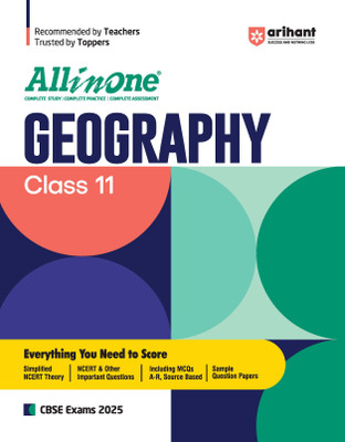 (Old Edition) Arihant All In One Geography Class 11th Based On Latest NCERT For CBSE Exams 2025 | Mind map in each chapter | Clear & Concise Theory | Intext & Chapter Exercises | Sample Question Papers(Paperback, Brij Mohan Srivastava)