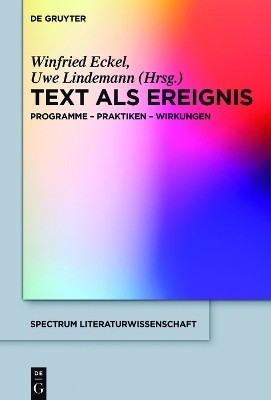 Text als Ereignis(German, Hardcover, unknown)