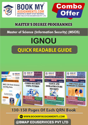 IGNOU MSE29 MSE30 MSE31 MCS226 Quick Readable Notes Book For Ignou Student- MSCIS In English -Our books use 80 GSM A4 paper for clear, sharp prints, perfect for students.(Paperback, BMA Publication)