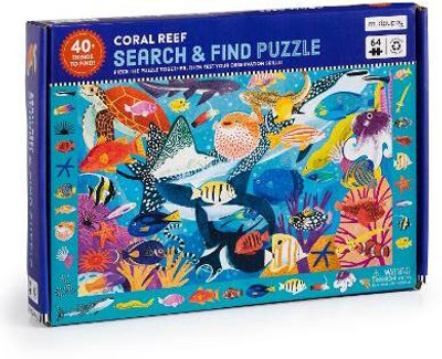 Coral Reef 64 Piece Search & Find Puzzle(English, Hardcover, Mudpuppy)