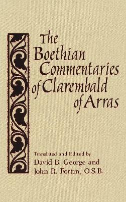 Boethian Commentaries of Clarembald of Arras(English, Hardcover, unknown)