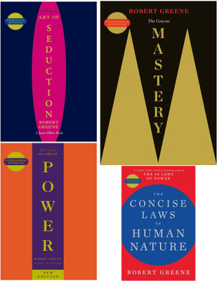 The Concise ART OF SEDUCTION, The concise 48 LAWS OF POWER, THE CONCISE LAWS OF HUMAN NATURE, The Concise MASTERY(Paperback, ROBERT GREENE)