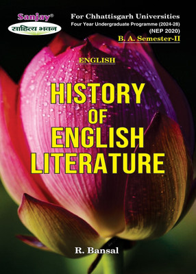 History of English Literature (Chhattisgarh)  - B.A. 1st Semester Syllabus According to National Education Policy FYUGP for All Chhattisgarh Universities 1 Edition(English, Paperback, unknown)