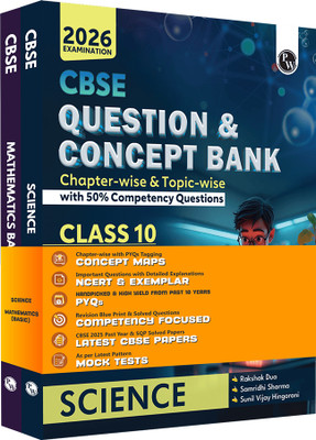 PW CBSE Question Bank (QCB) Class 10 Science and Maths (Basic) Combo of 2 Books(Paperback, PW)