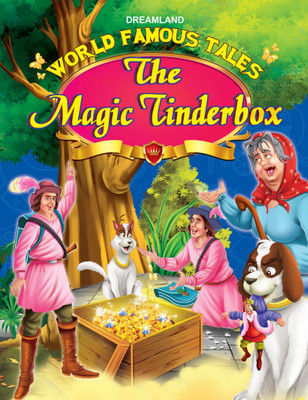 World Famous Tales - The Magic Tinderbox  - Illustrated Storybook for Kids Age 2-6 | Classic Fairy Tale with Colourful Pictures to Develop Reading Habits, Imagination, and Early Literacy Skills(English, Paperback, Dreamland Publications)