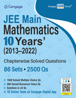 JEE Main Mathematics 10 Years’ (2013-2022) Chapterwise Solved Questions(Paperback, Cengage India)