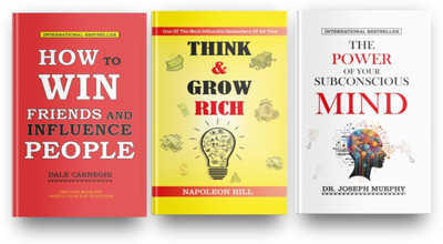 World's Best Inspirational Books to Change Your Life  - How to Win Friends & influence People + The power of your Subconscious mind + Think & grow Rich (Combo of 3 Books)(English, Paperback, unknown)
