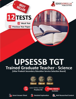 UP TGT Science Book  - 2024 (English Edition) - 10 Full Length Mock Tests and 2 Previous Year Papers (1500 Solved Questions) UPSESSB with Free Access to Online Tests(English, Paperback, Edugorilla Prep Experts)