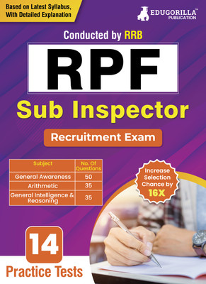 RPF Sub Inspector Recruitment Exam  - 2024 (English Edition) | Railway Protection Force | 14 Practice Tests (1600+ Solved Questions) with Free Access to Online Tests(English, Paperback, Edugorilla Prep Experts)