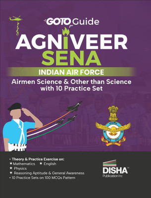 Goto Guide for Agniveer Sena Indian Air Force Airmen Science & Other Than Science with 10 Practice Sets Iaf Recruitement Exam |Technical & Non Technical|Group X & Y |Pyqs Previous Year Questions(English, Paperback, unknown)