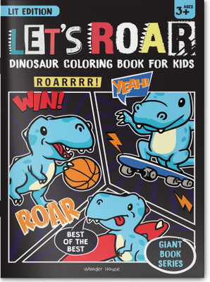 Let's Roar Giant Coloring Book for Kids(English, Paperback, unknown)